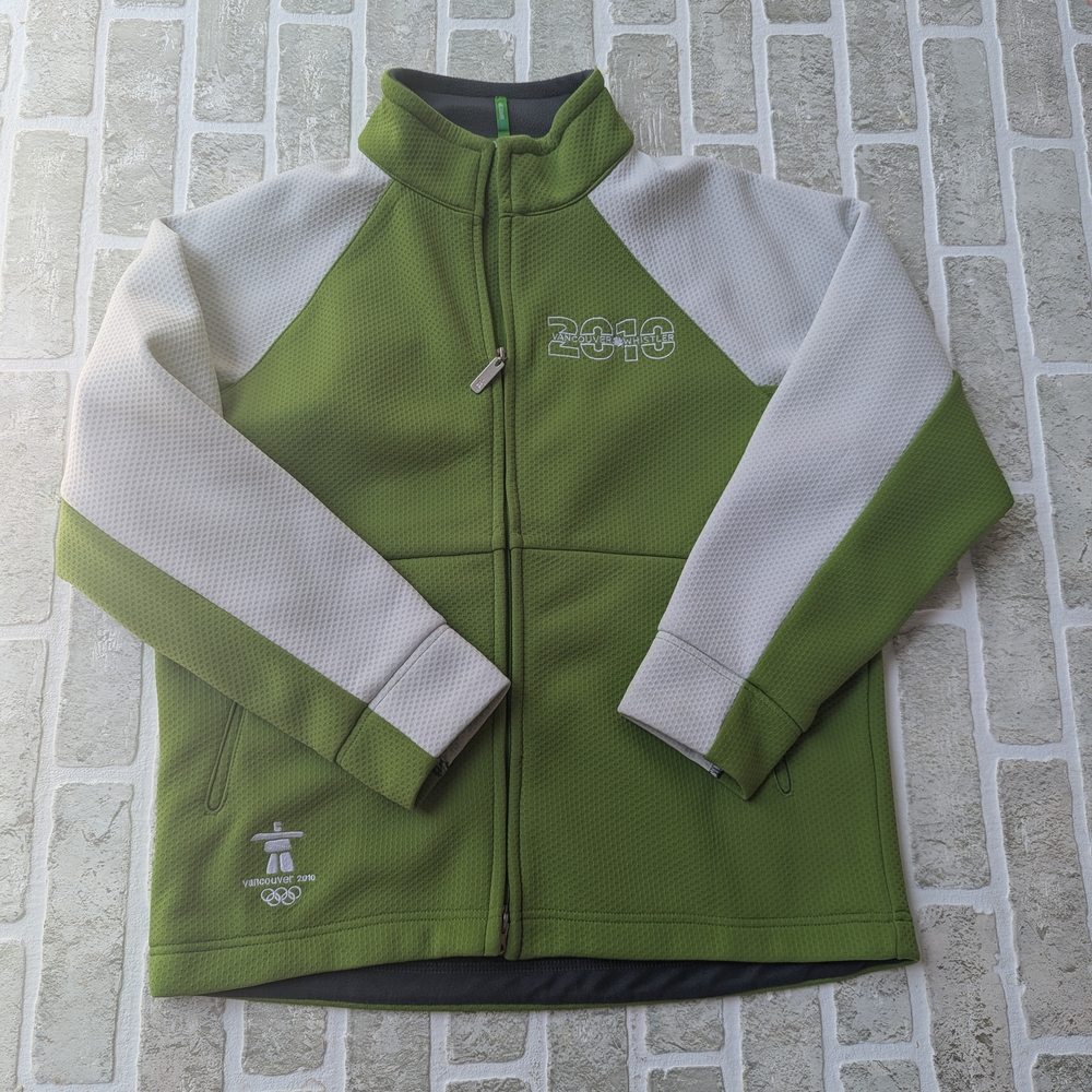 Green and White Utility Jacket